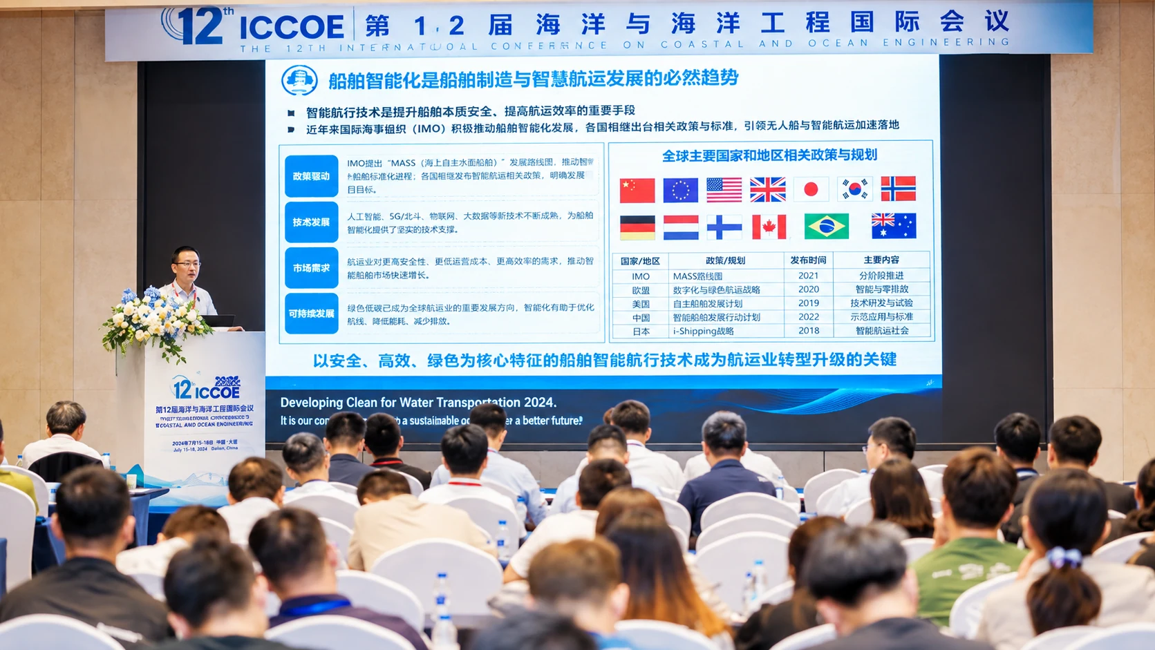 张国庆教授在海洋与海洋工程国际会议分享船舶智能航行研究成果